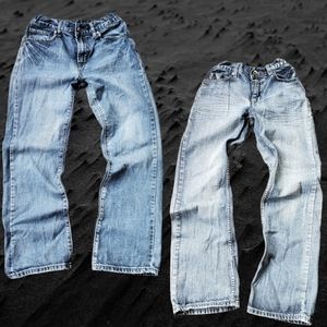 2 pair Helix boys jeans lot bundle
